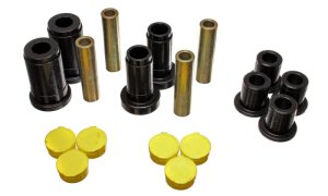 Dodge Ram 1500 Control Arm Bushing Set - Front - Energy Suspension - Hyper-Flex Polyurethane, Full Floating - Black - `02-`05